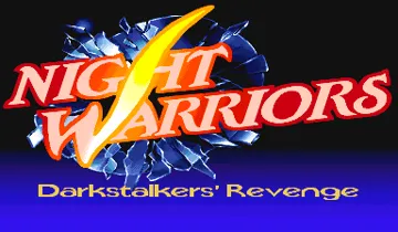 Night Warriors: Darkstalkers' Revenge (US 950406) screen shot title